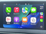 ●Apple Car Play:スマホとの有線接続で、ナビ・オーディオ再生などスマホのアプリ機能が画面でも使える便利機能です!