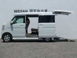 NV100クリッパーリオチェアキャブスロープタイプです。(スロープ耐荷重200Kg