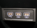 USBポートも装備されています、スマートフォンの充電やオーディオに連携も可能です、今や欠かせない装備の一つです!