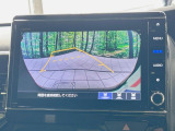 【バックカメラ】駐車時に後方がリアルタイム映像で確認できます。大型商業施設や立体駐車場での駐車時や、夜間のバック時に大活躍!運転スキルに関わらず、今や必須となった装備のひとつです!