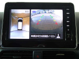 アラウンドビュー☆空から見下ろすような視点で、スムーズな駐車と安全確認をサポート!運転の心強い味方になってくれます♪