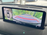 【360&deg;ビューモニター】専用のカメラにより、上から見下ろしたような視点で360度クルマの周囲を確認することができます☆死角部分も確認しやすく、狭い場所での切り返しや駐車もスムーズに行えます。