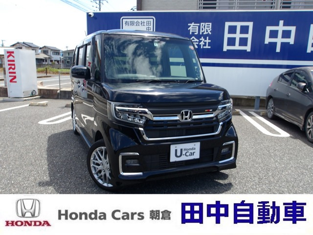 N-BOXカスタム L ターボ 1オーナー/純正8型ナビ/Bluetooth/禁煙車