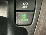 ★ECONスイッチ★ エコドライブを加速しよう!スイッチをONにすると、運転の仕方によるロスを抑え込み燃費をよくするようクルマが頑張ります(*^ー^*)燃費向上にチャレンジ♪