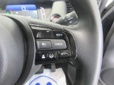 ハンドル右側はクルーズコントロールのスイッチを装備しています。運転中の操作も安心して行えます。