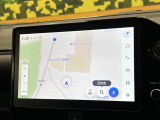 【10.5インチナビ】高級感とインパクトのある大画面ナビを装備。各種オーディオ操作はもちろん、スマホ連携もできる利便性の高いナビです♪