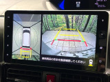 【パノラマモニター】専用のカメラにより、上から見下ろしたような視点で360度クルマの周囲を確認することができます☆死角部分も確認しやすく、狭い場所での切り返しや駐車もスムーズに行えます。