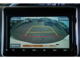 【バックモニター】 後退時に車両の後ろ側を表示します。車庫入れなどでバックする際に安心です。