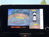 【パノラミックビューモニター】専用のカメラにより、上から見下ろしたような視点で360度クルマの周囲を確認することができます☆死角部分も確認しやすく、狭い場所での切り返しや駐車もスムーズに行えます。