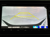 後退時に車両の後ろ側をモニター画面に表示します。車庫入れが苦手な人もこれで安心♪