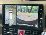 【パノラマモニター】専用のカメラにより、上から見下ろしたような視点で360度クルマの周囲を確認することができます☆死角部分も確認しやすく、狭い場所での切り返しや駐車もスムーズに行えます。