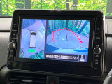 【アラウンドビューモニター】専用のカメラにより、上から見下ろしたような視点で360度クルマの周囲を確認することができます☆死角部分も確認しやすく、狭い場所での切り返しや駐車もスムーズに行えます。