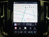 【9インチタッチスクリーン純正HDDナビ】「Apple Car Play」「Android Auto」対応のボルボ先進ナビゲーション「SENSUS」。最新地図データへ無料更新してお渡しします。