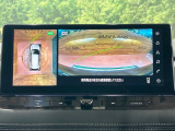 【アラウンドビューモニター】専用のカメラにより、上から見下ろしたような視点で360度クルマの周囲を確認することができます☆死角部分も確認しやすく、狭い場所での切り返しや駐車もスムーズに行えます。