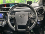 インテリアに合わせたデザインのステアリングは、運転される方のことも考え、運転しやすい形状、大きさです。是非一度、実際に触ってお確かめください。