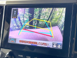 【バックカメラ】駐車時に後方がリアルタイム映像で確認できます。大型商業施設や立体駐車場での駐車時や、夜間のバック時に大活躍!運転スキルに関わらず、今や必須となった装備のひとつです!