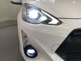 LEDヘッドライトです。デザイン性がよくとても明るいので、夜間の走行や悪天候でも安心です。しかも長寿命!
