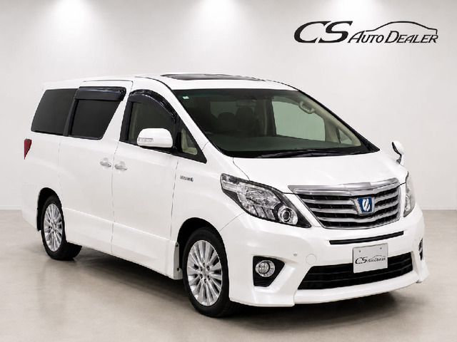 アルファードハイブリッド 2.4 SR Cパッケージ 4WD レーンキープ 禁煙車 車検タップリ