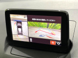 【360&deg;ビューモニター】専用のカメラにより、上から見下ろしたような視点で360度クルマの周囲を確認することができます☆死角部分も確認しやすく、狭い場所での切り返しや駐車もスムーズに行えます。