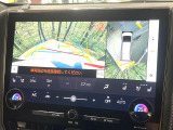 【パノラミックビューモニター】専用のカメラにより、上から見下ろしたような視点で360度クルマの周囲を確認することができます☆死角部分も確認しやすく、狭い場所での切り返しや駐車もスムーズに行えます。
