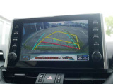 バックモニター(黄色いガイドラインのお陰で、駐車がしやすいです)