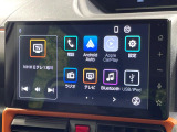 【ディスプレイオーディオ】お手持ちのスマートフォンとの連携で、ナビや音楽再生など各種アプリを使用可能。スマホに近い感覚でお使いいただけます♪