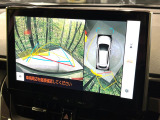 【パノラミックビューモニター】専用のカメラにより、上から見下ろしたような視点で360度クルマの周囲を確認することができます☆死角部分も確認しやすく、狭い場所での切り返しや駐車もスムーズに行えます。