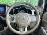 【ステアリングスイッチ】運転中、前方から目線をそらすことなく、オーディオ等の操作が可能な便利機能!安心&快適なドライブを演出してくれます♪