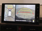 左右のドアミラーに設置されたカメラからの映像を表示します。路肩への幅寄せ・狭い路地でのすれ違いなどのケースにおいて、車両側方の安全確認や接触回避の操作をサポートします。