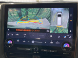 【パノラミックビューモニター】専用のカメラにより、上から見下ろしたような視点で360度クルマの周囲を確認することができます☆死角部分も確認しやすく、狭い場所での切り返しや駐車もスムーズに行えます。