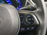 ステアリング右側のスイッチになります。全車追従機能付きクルーズコントロールが付いているので長距離運転も快適に運転できます。