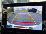 ガイド線付きのバックカメラを装備。後方の確認がしやすく、駐車や車庫入れが苦手な方でも安心です。
