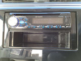 1DINオーディオ搭載。ご納車のその日からお気に入りの音楽でドライブをお楽しみいただけます。