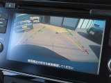 駐車が楽々、バックカメラついてます!ステアリング操作に連動するガイド線付きで駐車しやすいですよ!