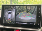 【パノラミックビューモニター】専用のカメラにより、上から見下ろしたような視点で360度クルマの周囲を確認することができます☆死角部分も確認しやすく、狭い場所での切り返しや駐車もスムーズに行えます。