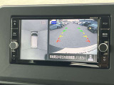 アラウンドビューモニターです!上空から貴方のお車をモニタニングしている様に車両の周りの安全確認が出来ます!