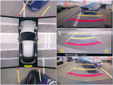 前後障害物センサーと連動している360ビューモニターは、前後広角機能もあり視認性の悪い道から出る時など活用できます!不用意な接触事故を防ぎます。毎日の運転をサポート!