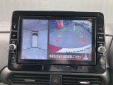 アラウンドビューモニター 駐車場での車庫入れや狭い道路での走行にカメラで確認が出来るので安心です。