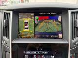 駐停車には便利なアラウンドビューモニター搭載。サイドモニターの切り替えも可能です。