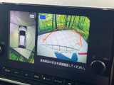 【アラウンドビューモニター】専用のカメラにより、上から見下ろしたような視点で360度クルマの周囲を確認することができます☆死角部分も確認しやすく、狭い場所での切り返しや駐車もスムーズに行えます。