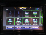 ■フルセグTV/CD/DVD/Blu-raiDisc/AM/FM/Bluetooth-Audio/SDミュージックストッカー/SD/AUX/USB/交通情報。