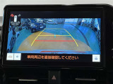バックモニター装備!駐車時等に活躍♪ ガイドライン付きで、自信が無くても O.K♪ 一度体験すると、無くてはならないものですよ☆