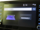 ETCの履歴などが画面で確認できます。