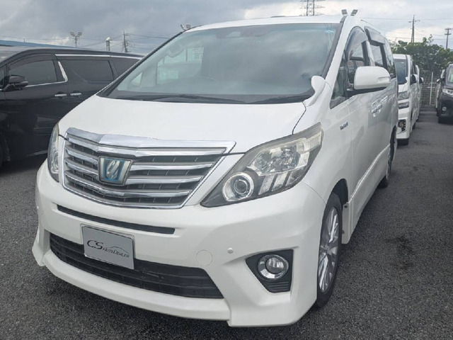 アルファードハイブリッド2.4 SR Cパッケージ 4WDレーンキープ 禁煙車 車検タップリ