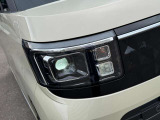 LEDヘッドライトで夜間も明るいです!