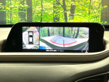 【360&deg;ビューモニター】専用のカメラにより、上から見下ろしたような視点で360度クルマの周囲を確認することができます☆死角部分も確認しやすく、狭い場所での切り返しや駐車もスムーズに行えます。