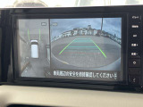 アラウンドビューモニターです!上空から貴方のお車をモニタニングしている様に車両の周りの安全確認が出来ます!