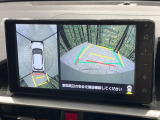 【パノラミックビューモニター】専用のカメラにより、上から見下ろしたような視点で360度クルマの周囲を確認することができます☆死角部分も確認しやすく、狭い場所での切り返しや駐車もスムーズに行えます。