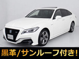 ★トヨタ クラウンHV 2.5RSアドバンス★★サンルーフ★黒革★エアシート★BSM★★スパッタ18AW★レーダークルーズ★HUD★★プリクラッシュ★踏み間違い防止機能★★セーフティセンス★クリアランスソナー★