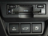 非常時やキャンプなどに役立つAC100Vコンセント付きです。ETCも装備してます。